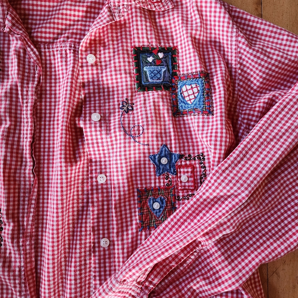 Vintage Button Down Quizz Again View 5